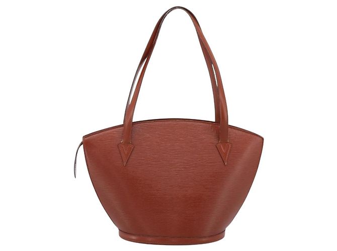 LOUIS VUITTON Epi Saint Jacques Shopping Shoulder Bag Brown M52263 Auth 203493 Marrone - vista 2