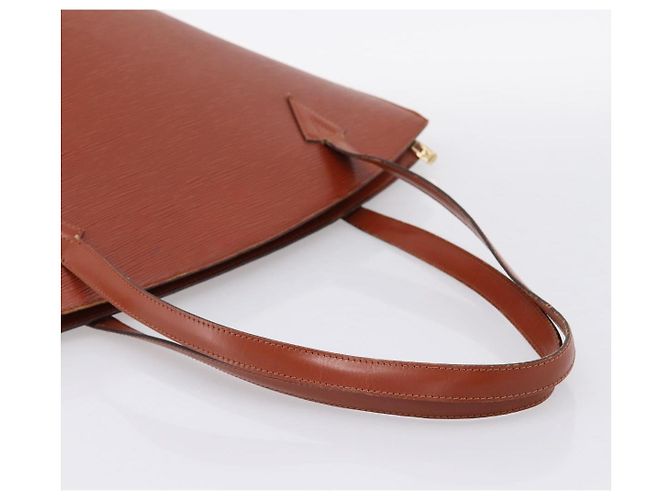 LOUIS VUITTON Epi Saint Jacques Shopping Shoulder Bag Brown M52263 Auth 203493 Marrone - vista 7