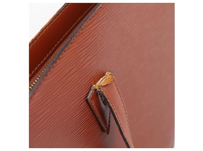 LOUIS VUITTON Epi Saint Jacques Shopping Shoulder Bag Brown M52263 Auth 203493 Marrone - vista 8