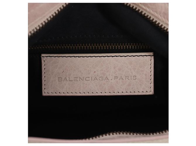 BALENCIAGA Borsa a mano The Town in pelle 2way Rosa 240579 Auth 200558M - vista 26