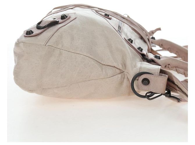 BALENCIAGA Borsa a mano The Town in pelle 2way Rosa 240579 Auth 200558M - vista 4