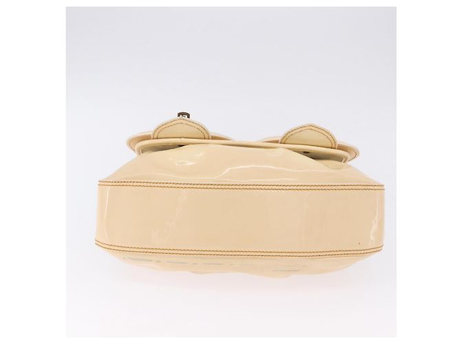 FENDI Handtasche Lackleder Ivory Auth 200489 Roh - Ansicht 6
