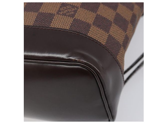 Mochila LOUIS VUITTON Damier Ebene Soho N51132 LV Auth ka6086 - vista 16