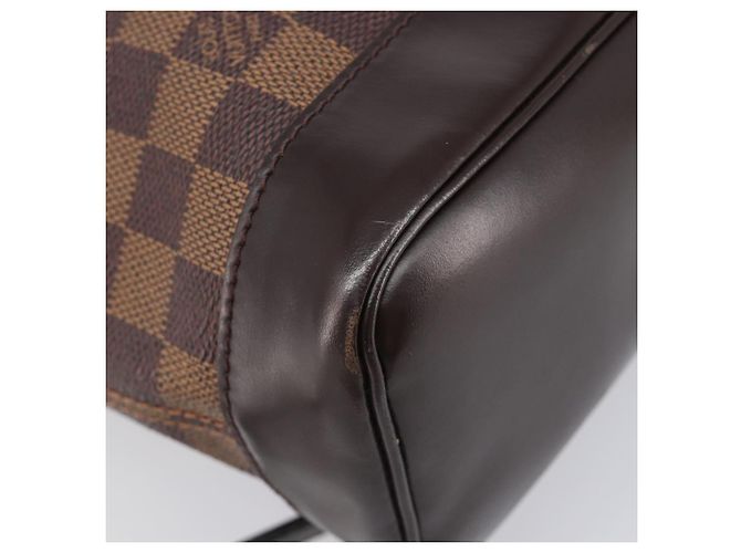 Mochila LOUIS VUITTON Damier Ebene Soho N51132 LV Auth ka6086 - vista 17