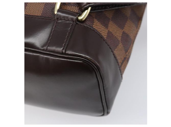 Mochila LOUIS VUITTON Damier Ebene Soho N51132 LV Auth ka6086 - vista 18