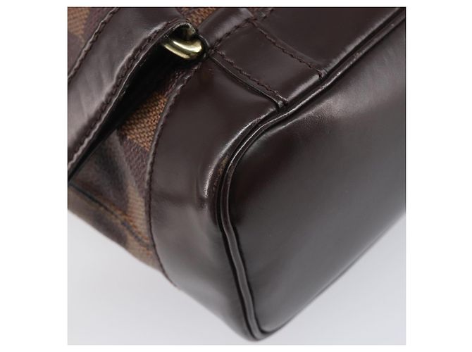 Mochila LOUIS VUITTON Damier Ebene Soho N51132 LV Auth ka6086 - vista 19