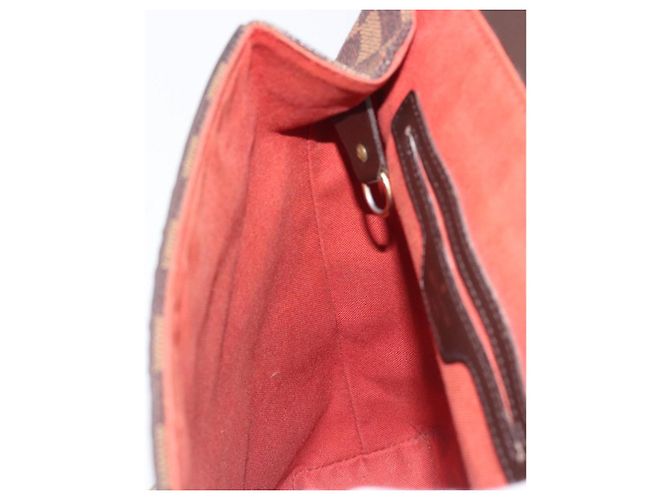 Mochila LOUIS VUITTON Damier Ebene Soho N51132 LV Auth ka6086 - vista 24