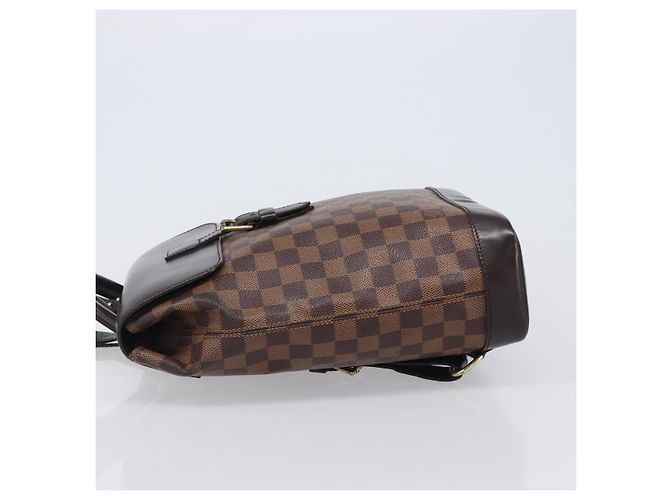 Mochila LOUIS VUITTON Damier Ebene Soho N51132 LV Auth ka6086 - vista 4