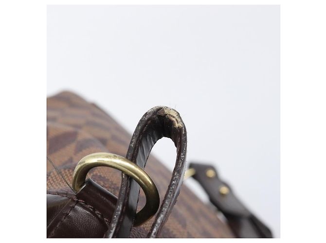 Mochila LOUIS VUITTON Damier Ebene Soho N51132 LV Auth ka6086 - vista 9