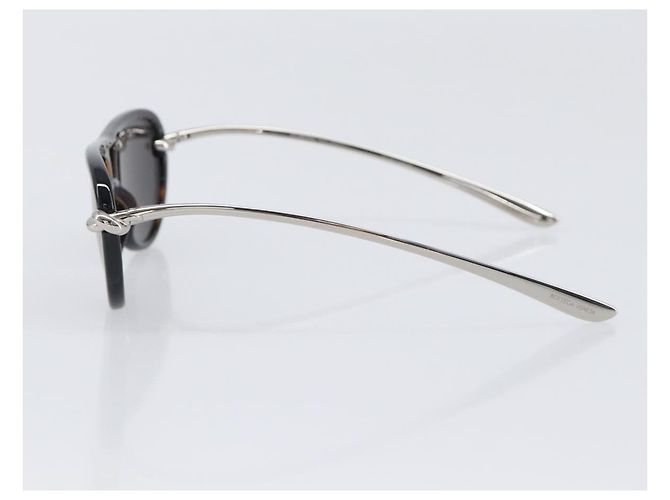Gafas de sol BOTTEGA VENETA metal Silver Auth BA15670M Plata - vista 3