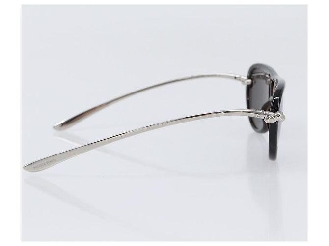 Gafas de sol BOTTEGA VENETA metal Silver Auth BA15670M Plata - vista 4
