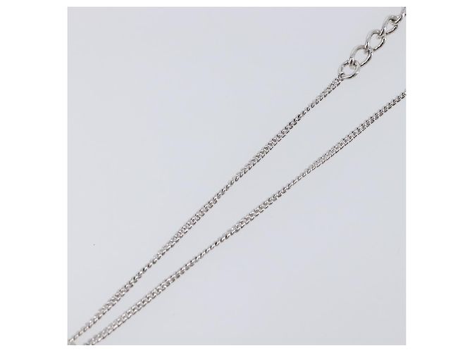 Bracciale Mela Christian Dior metallo Silver Auth SW2815V Argento - vista 11