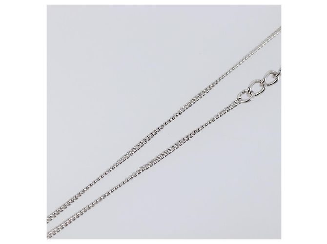 Bracciale Mela Christian Dior metallo Silver Auth SW2815V Argento - vista 5