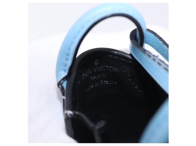 LOUIS VUITTON City Steamer Bag Charm Leather Black Silver LV Auth 202015 Nero Argento - vista 10