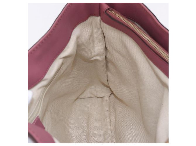 Borsa Tote GUCCI GG Canvas Guccissima Pelle Rosa Oro 296835 Auth 200972V D'oro - vista 19