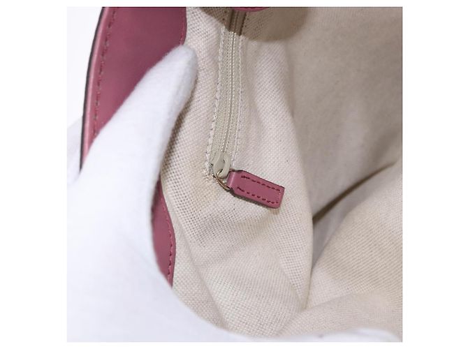 Borsa Tote GUCCI GG Canvas Guccissima Pelle Rosa Oro 296835 Auth 200972V D'oro - vista 26
