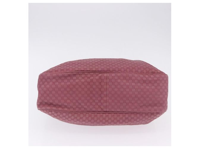 Borsa Tote GUCCI GG Canvas Guccissima Pelle Rosa Oro 296835 Auth 200972V D'oro - vista 5