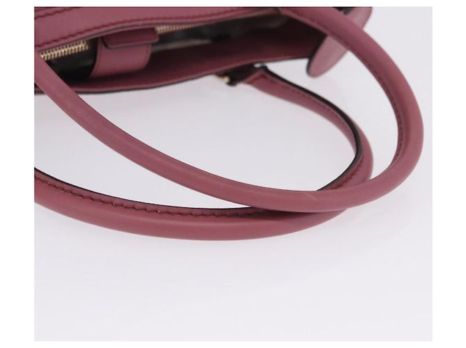 Borsa Tote GUCCI GG Canvas Guccissima Pelle Rosa Oro 296835 Auth 200972V D'oro - vista 7