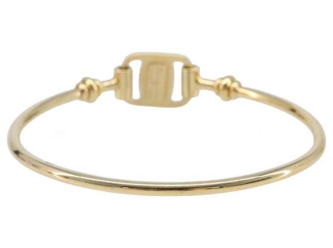Bracciale Salvatore Ferragamo Vala Metallo Tono Oro Auth SW2869V - vista 2