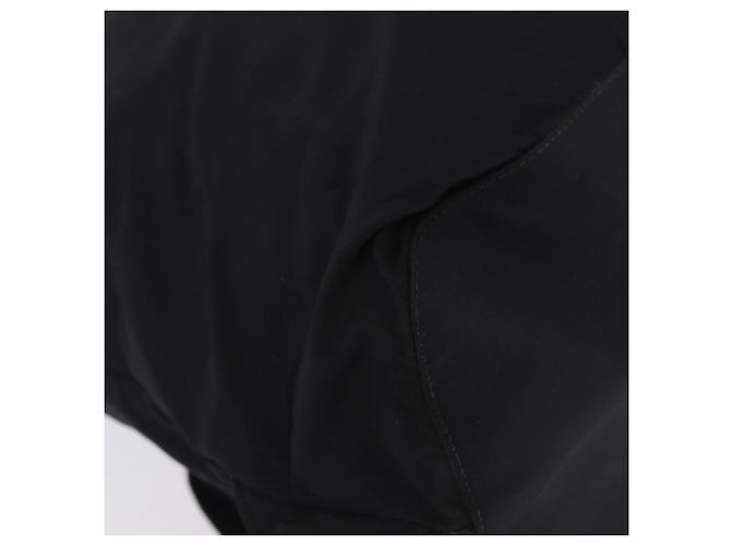 Sac à dos PRADA Nylon Black Silver Auth 199856A Noir Argenté - vue 18