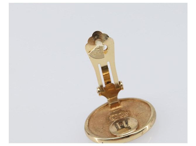 Pendientes Christian Dior metal Gold Auth SW2807 Dorado - vista 4