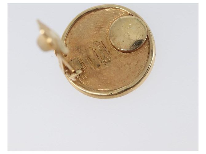 Pendientes Christian Dior metal Gold Auth SW2807 Dorado - vista 5