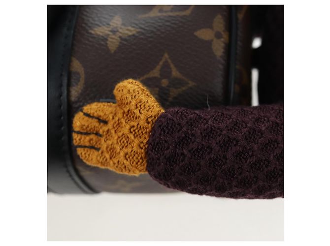 LOUIS VUITTON Monkey Puppet KeepallXS Boston Bag M80118 LV Auth 203309SM Monogramma - vista 21