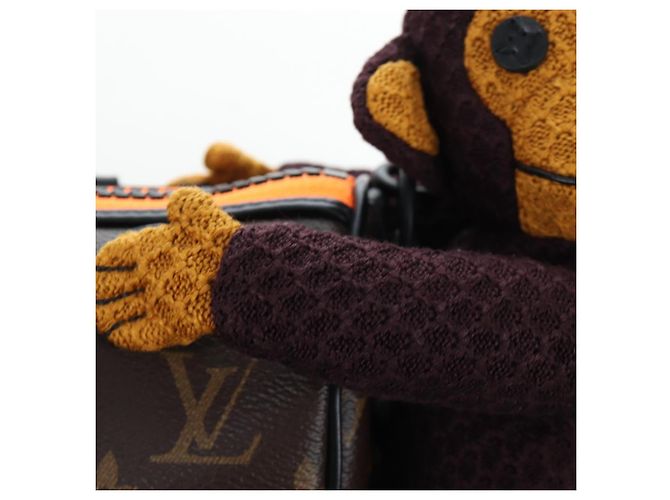 LOUIS VUITTON Monkey Puppet KeepallXS Boston Bag M80118 LV Auth 203309SM Monogramma - vista 23