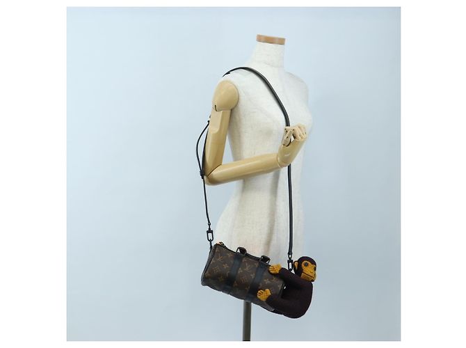 LOUIS VUITTON Monkey Puppet KeepallXS Boston Bag M80118 LV Auth 203309SM Monogramma - vista 31