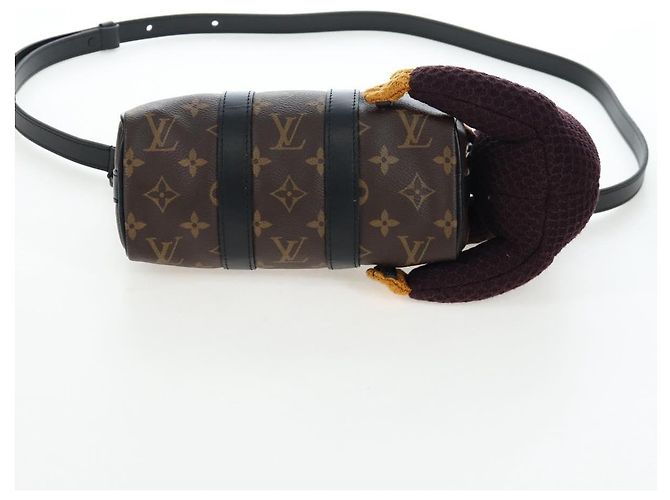 LOUIS VUITTON Monkey Puppet KeepallXS Boston Bag M80118 LV Auth 203309SM Monogramma - vista 5