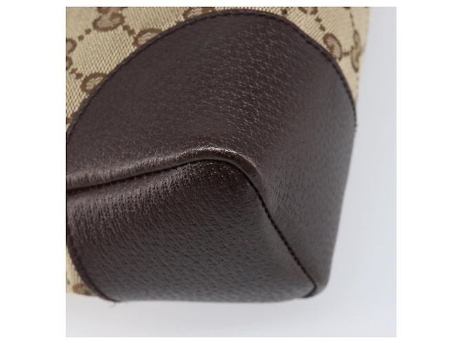 Borsa a tracolla GUCCI GG Canvas Brown Silver 114273 Auth 200588 Marrone Argento - vista 16