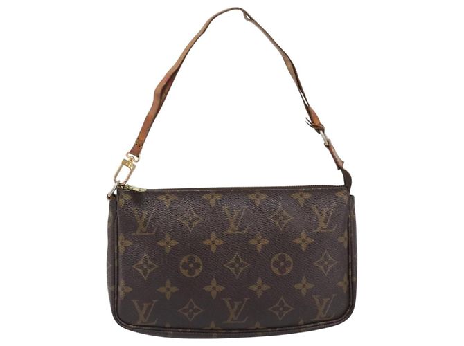 LOUIS VUITTON Monogram Pochette Accessoires Pouch M51980 LV Auth BA15721 - view 13