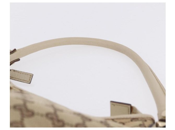 Borsa a tracolla GUCCI GG Canvas Beige Gold 130738 Auth am12619V D'oro - vista 14