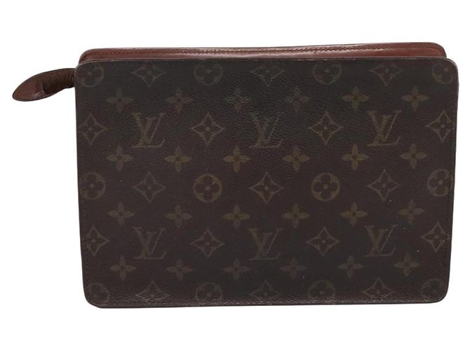 LOUIS VUITTON Monogram Pochette Homme Clutch Bag M51795 LV Auth 202842 Monogramma - vista 2