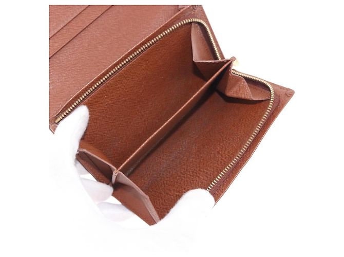 LOUIS VUITTON Porte Monnaie Billets Tresor Wallet M61730 LV Auth am12591V Monogramma - vista 11