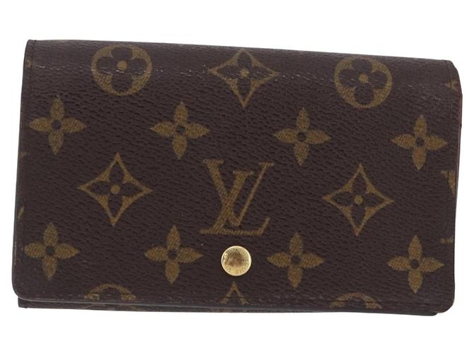 LOUIS VUITTON Porte Monnaie Billets Tresor Wallet M61730 LV Auth am12591V Monogramma - vista 13