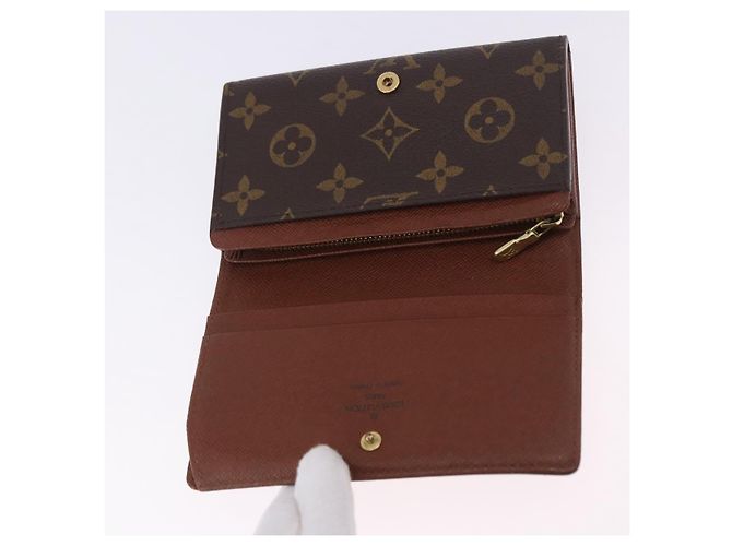 LOUIS VUITTON Porte Monnaie Billets Tresor Wallet M61730 LV Auth am12591V Monogramma - vista 18