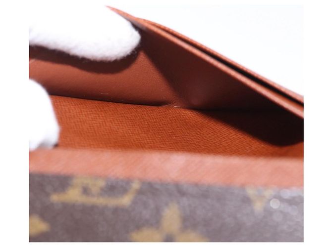 LOUIS VUITTON Porte Monnaie Billets Tresor Wallet M61730 LV Auth am12591V Monogramma - vista 22