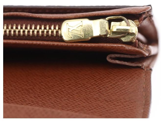 LOUIS VUITTON Porte Monnaie Billets Tresor Wallet M61730 LV Auth am12591V Monogramma - vista 23