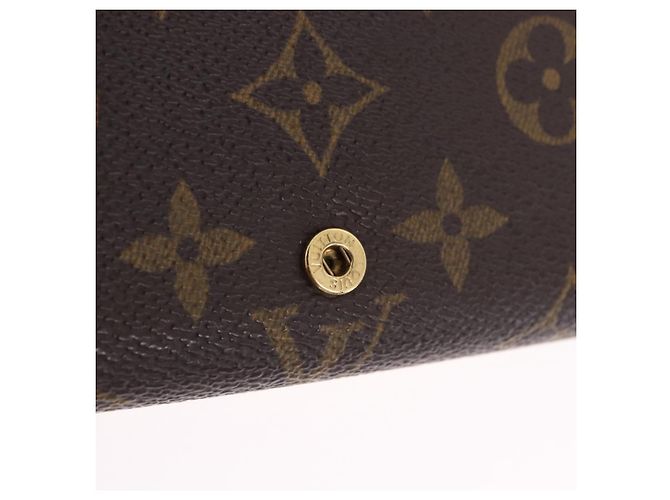 LOUIS VUITTON Porte Monnaie Billets Tresor Wallet M61730 LV Auth am12591V Monogramma - vista 9