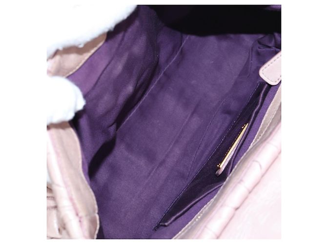 Borsa a mano Miu Miu Matelassé in pelle 2way Rosa Oro Auth 200292V D'oro - vista 11