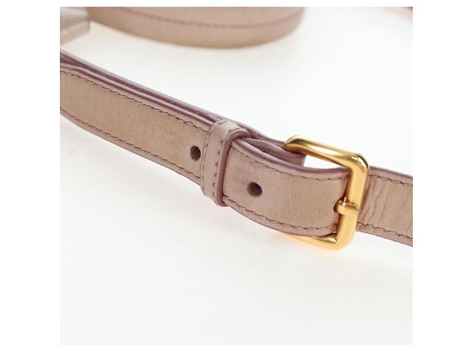 Borsa a mano Miu Miu Matelassé in pelle 2way Rosa Oro Auth 200292V D'oro - vista 14