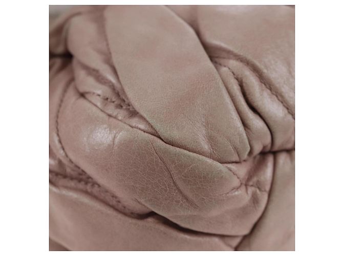 Borsa a mano Miu Miu Matelassé in pelle 2way Rosa Oro Auth 200292V D'oro - vista 16