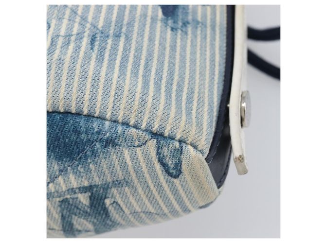 LOUIS VUITTON Monogram Watercolor Sac Malang Messenger Navy M57830 Auth ka6157A Marineblau Monogramm - Ansicht 17