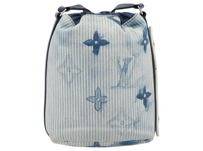 LOUIS VUITTON Monogram Watercolor Sac Malang Messenger Navy M57830 Auth ka6157A Marineblau Monogramm - Ansicht 2