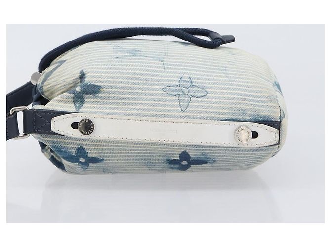 LOUIS VUITTON Monogram Watercolor Sac Malang Messenger Navy M57830 Auth ka6157A Marineblau Monogramm - Ansicht 4