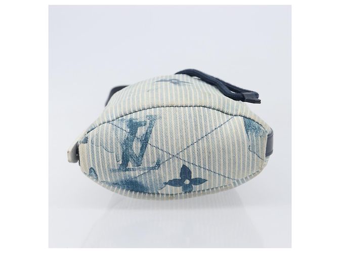 LOUIS VUITTON Monogram Watercolor Sac Malang Messenger Navy M57830 Auth ka6157A Marineblau Monogramm - Ansicht 5
