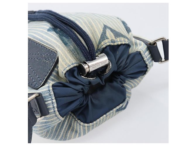 LOUIS VUITTON Monogram Watercolor Sac Malang Messenger Navy M57830 Auth ka6157A Marineblau Monogramm - Ansicht 6