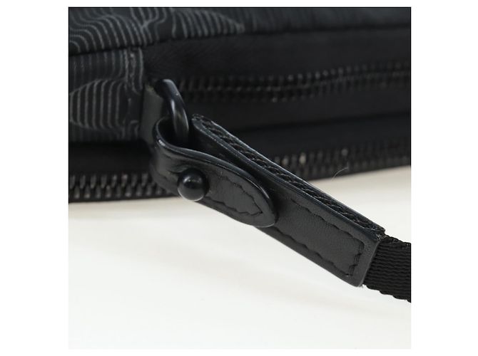 LOUIS VUITTON 3D monogram Double Phone Pouch Black M80141 LV Auth 200705M Schwarz - Ansicht 20
