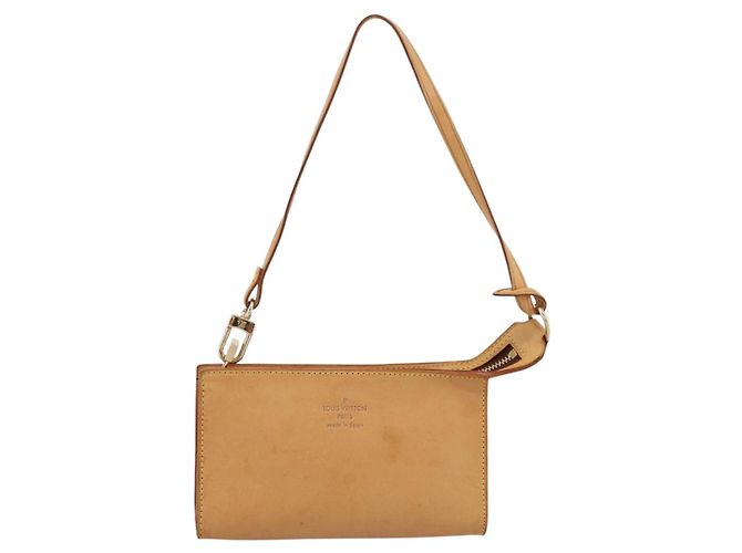LOUIS VUITTON Nomad Kava Amble PM Pouch Beige LV Auth 201182A - vista 13